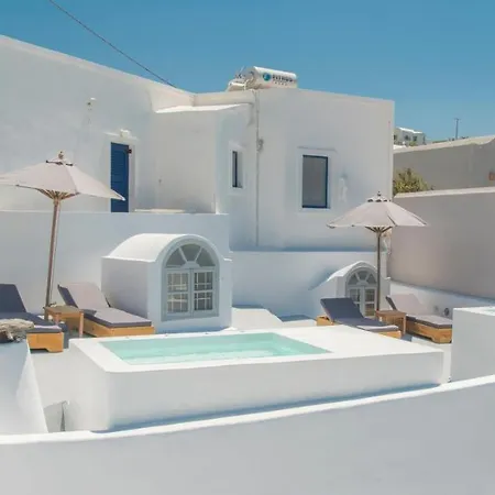 アパートホテル Aqua Serenity Luxury Santorini Foinikiá